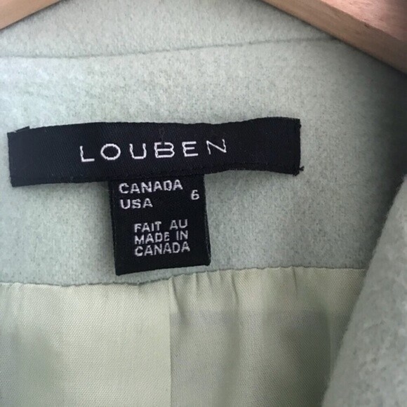 LOUBEN Vintage Cashmere Wool Jacket - Picture 4 of 5